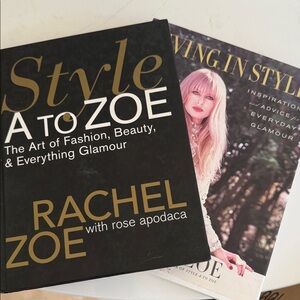 Style A to Zoe Book by Rachel Zoe A Set of 2